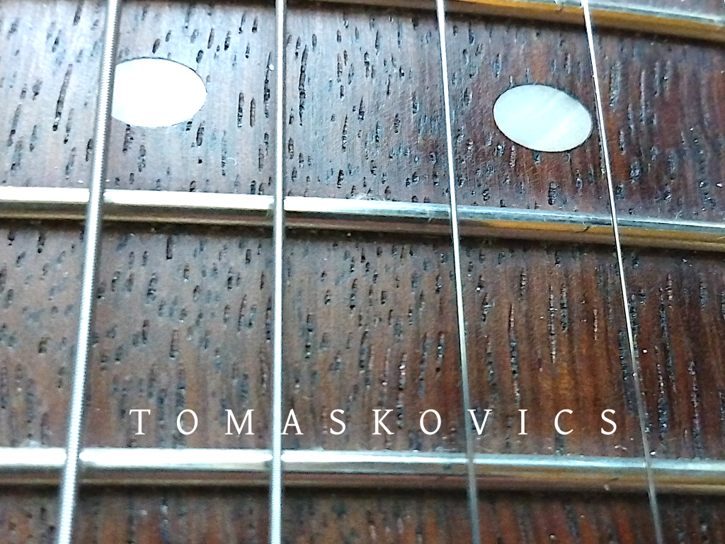 12th Fret of a Guitar Used By TOMASKOVICS